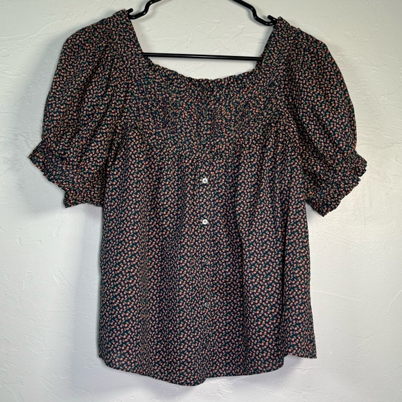 Doen Tops - Doen Frances Top with Tiny Rosebuds